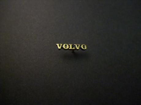 Volvo Zweeds automerk goudkleurig logo